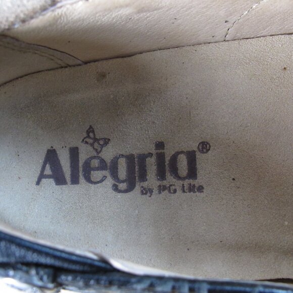 Alegria Loafers Women's Floral Leather Clog Shoes US Size 7 - Picture 8 of 9